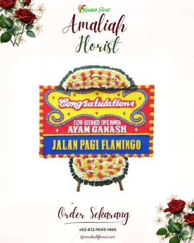 Bunga Papan Congratulation di Kalijati